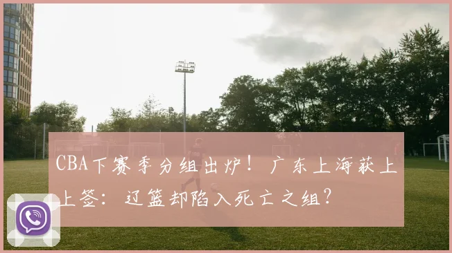 CBA下赛季分组出炉！广东上海获上上签：辽篮却陷入死亡之组？